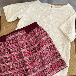girls fancy skirt set